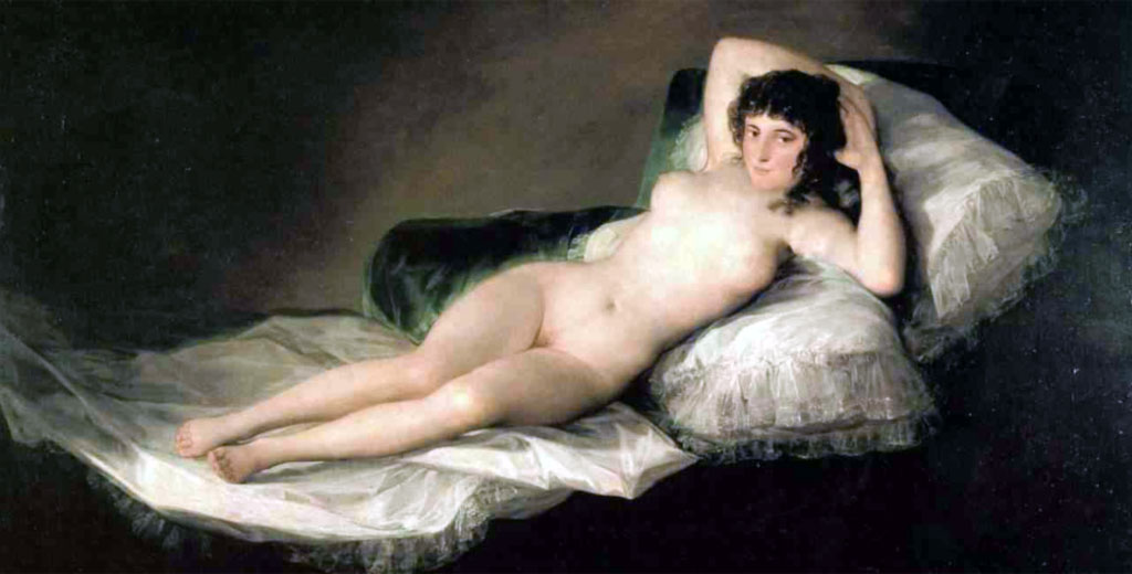 Photo:  Francisco Goya,Maja desnuda,1800